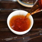 1999年大红印圆茶 90年代干仓老熟饼