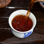 2017年古树熟茶168克小饼