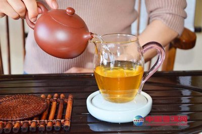 紫砂冲泡普洱茶